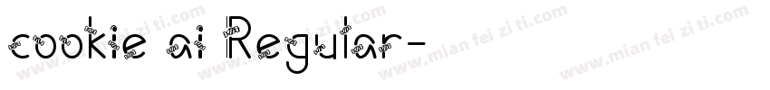 cookie ai Regular字体转换